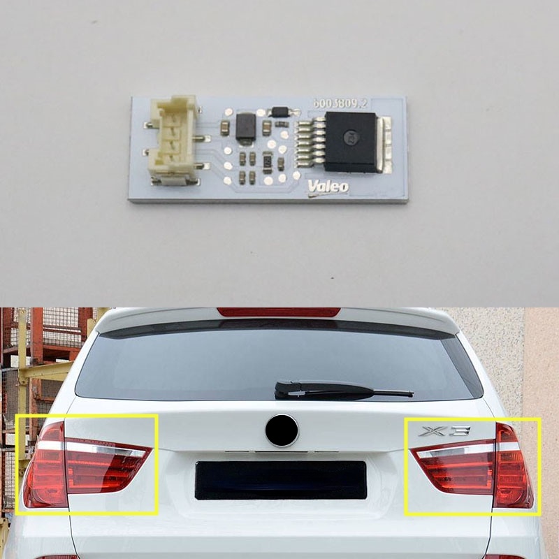 แผงวงจรควบคุมชิปไฟท้ายรถยนต์ LED สําหรับ BMW X3 F25