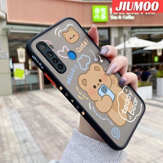 เคสโทรศัพท์มือถือแบบแข็ง ใส กันกระแทก ลายการ์ตูนหมี สําหรับ Realme 5 5i 5s 6i 5 Pro