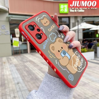 เคสโทรศัพท์มือถือแบบแข็ง ใส กันกระแทก ลายการ์ตูนหมีเท็ดดี้ สําหรับ Realme GT Neo 2 GT2 GT 2 Q5 Pro 5G GT Neo 3T