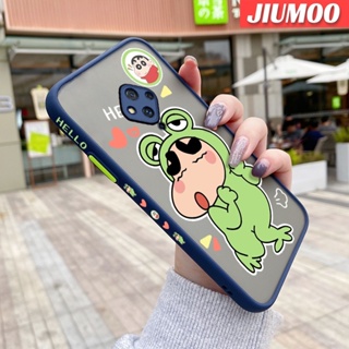 เคสโทรศัพท์มือถือ แบบใส ขอบสี่เหลี่ยม กันกระแทก ลายการ์ตูนชินจังซน สําหรับ VIVO S5 S6