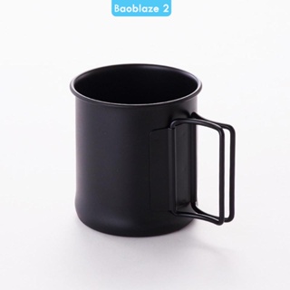 [baoblaze2] แก้วกาแฟสเตนเลส โลหะ ทนทาน ใช้ซ้ําได้ สําหรับตั้งแคมป์