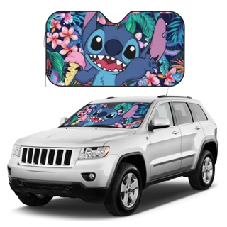 Lilo &amp; Stitch ม่านบังแดดรถยนต์ สําหรับรถยนต์ รถบรรทุก SUV-Blocks Rays Sun Visor Protector - ช่วยให้ยานพาหนะของคุณเย็นสบาย