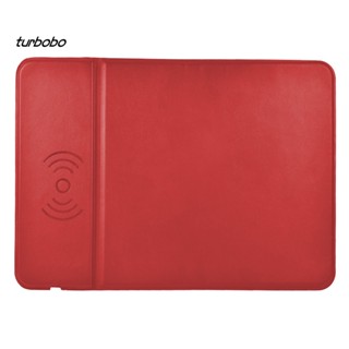 Turbobo แผ่นรองเมาส์ หนังเทียม สีพื้น 1.2A