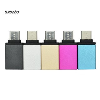 Turbobo อะแดปเตอร์แปลง Type-C ตัวผู้ เป็น USB 3.0 ตัวเมีย OTG สําหรับ Android โทรศัพท์มือถือ USB Disk