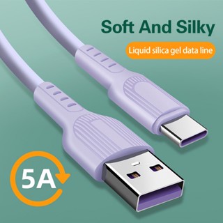 สายชาร์จ USB A เป็น USB C แบบชาร์จเร็ว สําหรับสมาร์ทโฟน Samsung Galaxy S22 S21 S20 Huawei