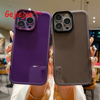 เคสซิลิโคน สีพื้น ป้องกันเลนส์กล้อง สําหรับ iPhone 11 Pro X XE XS Max 7 8 6 6s Plus