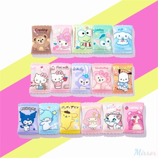 Sanrio Melody Jibbitz Charm การ์ตูน Candy DIY ตกแต่งรองเท้า DIY เคสโทรศัพท์ DIY ตกแต่งหัวเข็มขัดรองเท้ารองเท้าแตะ M