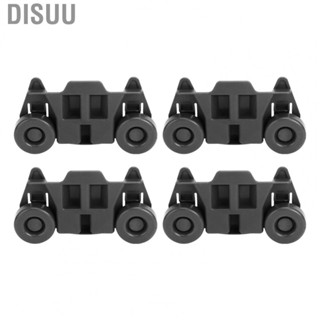 Disuu PS11722152  4 Pcs Heatproof Dishwasher Roller Rack Wheels ABS Reliable for Kitchen