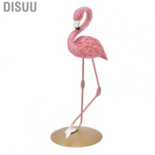 Disuu Pink Flamingo Statue Ornaments Resin Figurine Home Decoration Accessories