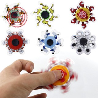 ของเล่น Fidget Spinner ช่วยบรรเทาความเครียด ลายการ์ตูนอนิเมะ สําหรับเล่นคลายเครียด S2K6