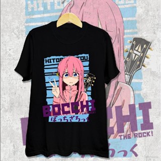 การออกแบบเดิมBocchi the Rock ที่ดีที่สุด! เสื้อยืดแขนสั้นลําลอง พิมพ์ลายกราฟฟิค Hitori Gotou ทรงหลวม ขนาดใหญ่ แฟชั่นสําหรับสตรี