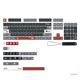 Zzz ปุ่มกดคีย์บอร์ด 133 คีย์ PBT 6 25U 7U สําหรับคีย์บอร์ด Mechanical Diy