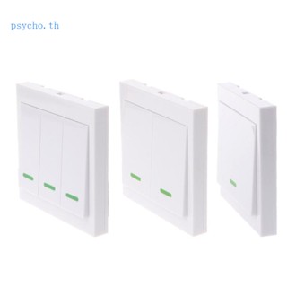 Psy รีโมตคอนโทรลไร้สาย 1-3Key Wall Switch 433MHZ 315MHZ 86x86 มม.