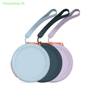 Peacellow กระเป๋าใส่เหรียญ ซิลิโคน ทรงกลม ขนาดเล็ก น่ารัก สีพื้น 1 ชิ้น