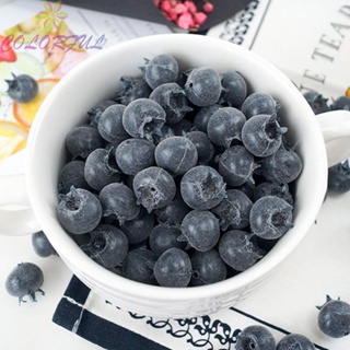 【COLORFUL】Blueberries For Decorating Kitchen Display Living Rooms Simulation 20pcs