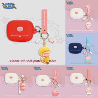 for Baseus Bowie M2s M2 M2+ E9 W3 W11 Case Pink Pig Earphone Silicone Case Earbuds Soft Protective Headphone Cover Headset Skin