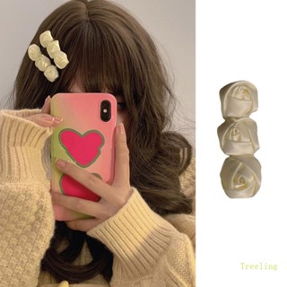 Treeling กิ๊บติดผม กิ๊บติดผม รูปดอกกุหลาบ สีขาว สไตล์โบโฮ สําหรับเจ้าสาว