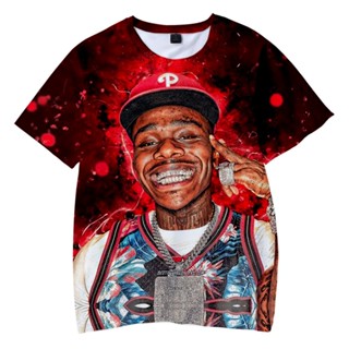 เสื้อยืด พิมพ์ลาย Rapper Dababy แฟชั่นยอดนิยม สไตล์ฮาราจูกุ