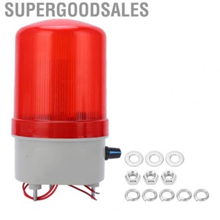 Supergoodsales Warning Light Red Rotary Lamp High Brightness Adjustable  Alarm Flashing 220V 2W emergency light