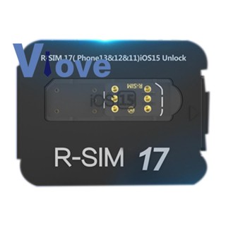 สติกเกอร์การ์ดปลดล็อก R-SIM17 ความจุขนาดใหญ่ สําหรับ 13PRO 13 13Mini 12 11 XS Max XS XR X 8 7