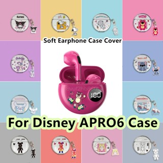 พร้อมส่ง!  เคสหูฟัง แบบนิ่ม ลายการ์ตูนดิสนีย์ สําหรับ APRO6 APRO 6