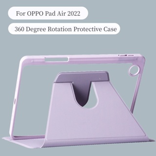 เคสหนัง หมุนได้ 360 องศา พร้อมช่องใส่ปากกา สําหรับ OPPO Pad Air 10.36 นิ้ว OPD2102 X21N2 2022