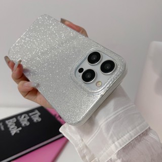 shine silvery เคสซิลิโคน iPhone11 เคสไอโฟน14promax กันกระแทก case compatible for iPhone 12 13 14 11 Pro max caseiPhone 14 Pro max plus เคสไอโฟน13promax เคสiPhone11 เคสiPhone12promax