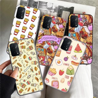 เคสโทรศัพท์มือถือแบบนิ่ม ลายเฟรนช์ฟรายส์ เบอร์เกอร์ ฟาสต์ฟู้ด Y208 สําหรับ Realme X Lite XT X2 V11 V11S 8i 9 Pro Plus 5G Narzo 50i