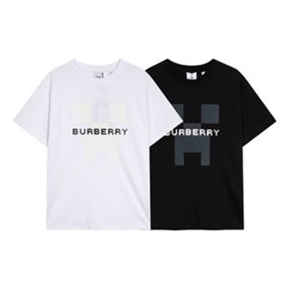 เสื้อยืดแขนสั้น ผ้าฝ้าย ปักลาย Bur5463berry พลัสไซซ์ สําหรับผู้ชาย และผู้หญิง