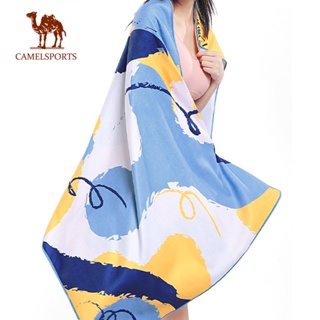 CAMEL SPORTS ผ้าขนหนูไมโครไฟเบอร์ แบบหนา ขนาดใหญ่ แห้งเร็ว น้ําหนักเบา สําหรับเล่นกีฬา ยิม ว่ายน้ํา โยคะ