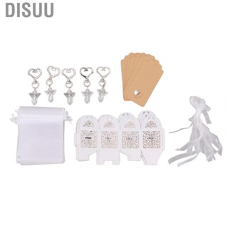 Disuu Angel Keychain Favors Set Exquisite Kraft Tag Lucky Practical Wedding Wide Application for Baby Shower Birthday Party