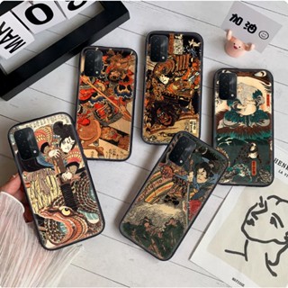 เคสโทรศัพท์มือถือแบบนิ่ม ลายซามูไรญี่ปุ่น C8 สําหรับ OPPO A73 A91 F15 A92 A72 A52 A93 A94 4G F5 A73 F7 F9 A7X F11 A9 F11 Pro