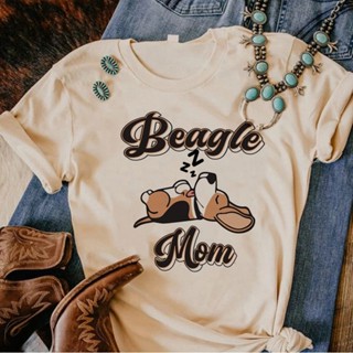 Beagle Tee ผู้หญิง ญี่ปุ่น ฮาราจูกุ ยอดนิยม สาว มังงะ อะนิเมะ เสื้อผ้าฮาราจูกุ