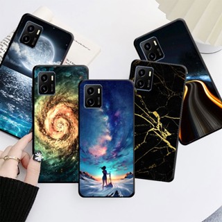 เคสโทรศัพท์ซิลิโคน TPU แบบนิ่ม ลายท้องฟ้ากลางคืน สําหรับ VIVO Y75 Y55 T1 Y76 Y76S Y30 5G