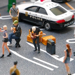 โมเดลคน สเกล 1/64 สําหรับตกแต่งโต๊ะทราย