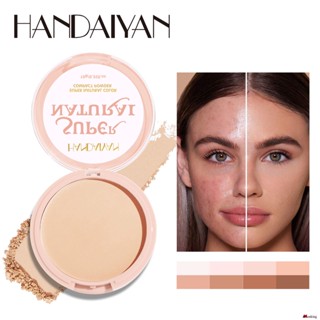 HANDAIYAN ใหม่ Fog Matte Powder Cake Fixed Makeup Oil Powder Lifts Skin Color Loose Powder (monkingstore_th)