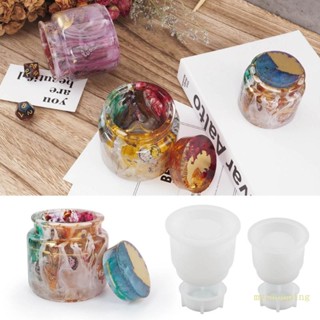 Ivy แม่พิมพ์ซิลิโคน พร้อมฐาน สําหรับอีพ็อกซี่เรซิ่น DIY