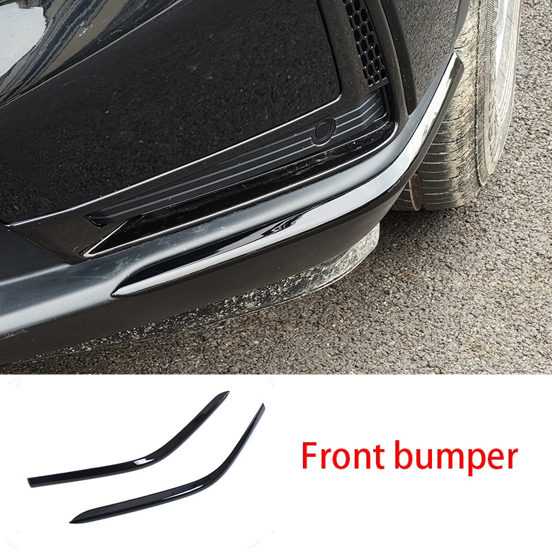 แถบติดกันชนหน้า หลัง คาร์บอน ABS สีดํา สําหรับ Honda CRV CR-V 2023+ - รูปที่ 5