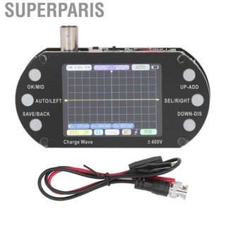 Superparis Mini Oscilloscope 320x240 Resolution Wide Application 500KHz Analog Bandwidth Digital for Research