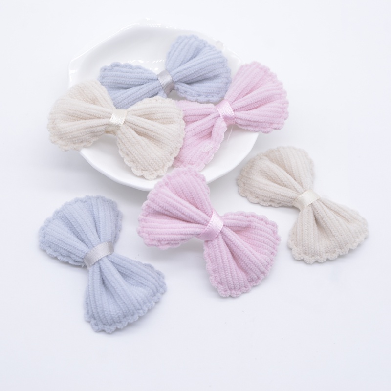 ผ้าผูกโบว์ ขนาด 50 * 35 มม. สำหรับตกแต่งเสื้อผ้า DIY จำนวน 20 ชิ้น