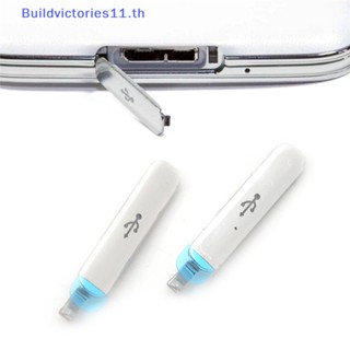 Buildvictories11 ฝาครอบพอร์ตชาร์จ USB กันฝุ่น แบบเปลี่ยน สําหรับ Samsung Galaxy S5 2 ชิ้น