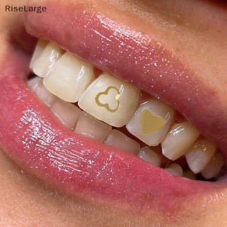 [RiseLarge] ใหม่ อัญมณีคริสตัล เพชร 18K รูปหัวใจ สีทอง สําหรับเครื่องประดับ 3 ชิ้น ต่อกล่อง