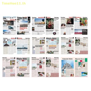 Timehee โมเดลหนังสือพิมพ์จิ๋ว 1:12 สําหรับตกแต่งบ้านตุ๊กตา 9 ชิ้น ต่อชุด