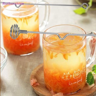 Ruisurshine ใหม่ ช้อนกาแฟ สเตนเลส 304 สําหรับคนน้ําผึ้ง 1 ชิ้น