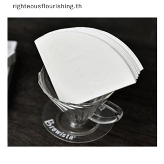 Righteousflourishs.th ใหม่ กระดาษกรองกาแฟ V60 102 ทรงกรวย