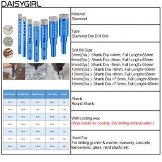 【DAISYG】ดอกสว่านเจาะรู สําหรับกระเบื้องพอร์ซเลน หินอ่อน แกรนิต เพชร