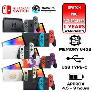 COINSคืน15%⚡FB9JMZV6⚡ NINTENDO SWITCH OLED MODEL (NEON BLUE- RED / WHITE / POKÉMON SCARLET &amp; VIOLET EDITION) ประกัน1ปี