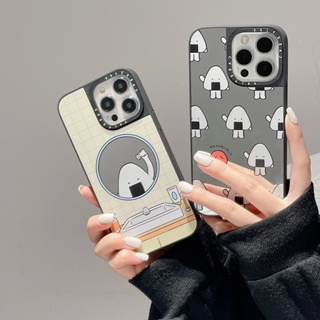 【Rice Ball】casetify เคสโทรศัพท์มือถือกระจก กันกระแทก ลายดาว สําหรับ iPhone 14 Pro max 13 12 Pro max 13 Pro max 14 14Pro 13 12 12Pro 12 Pro max 13Pro 11