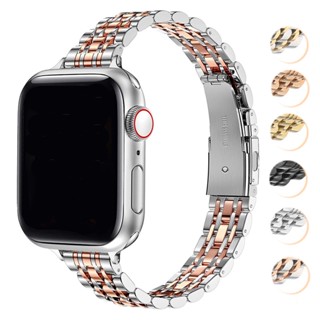 สายนาฬิกาข้อมือสเตนเลส โลหะ สําหรับ Apple Watch 49 45 44 42 41 40 38 มม. iWatch Ultra Series 8 7 6 SE 5 4 3