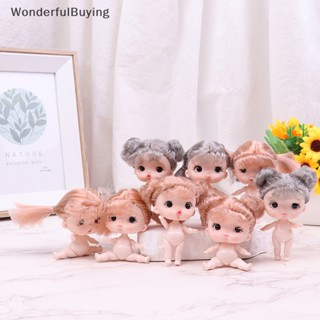 Wbth ใหม่ ตุ๊กตาเด็กผู้หญิงหน้าเปลือย ขนาดเล็ก 8.8 ซม. DIY ของเล่น ของขวัญ สําหรับเด็กผู้หญิง